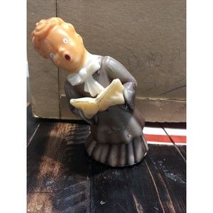 1 Vintage Gurley Novelty Candle 7" Choir Boy Brown Robe Unused